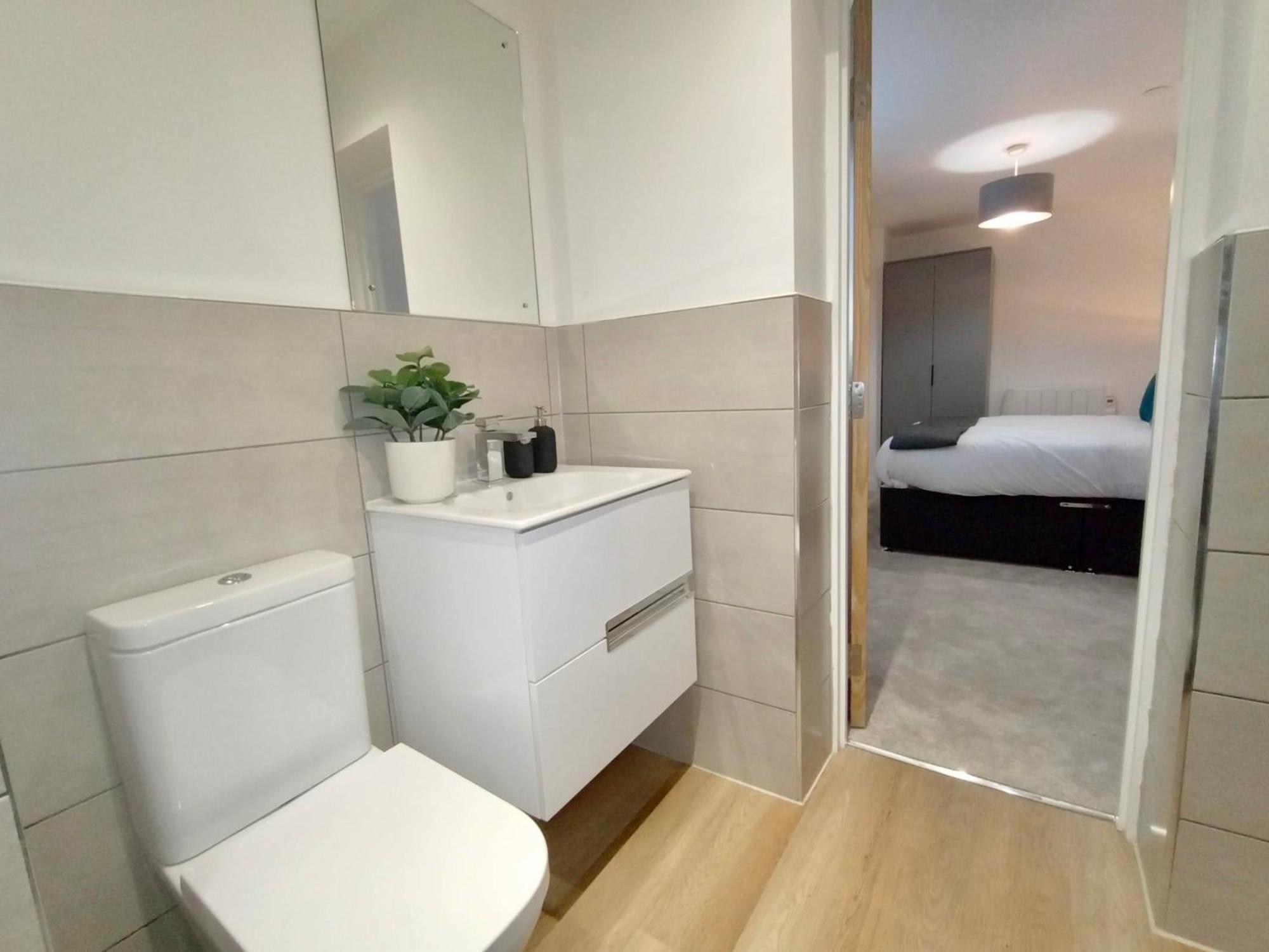 マンチェスターLuxury 2 Bed 2 Bath Flat Near Old Traffordアパートメント エクステリア 写真